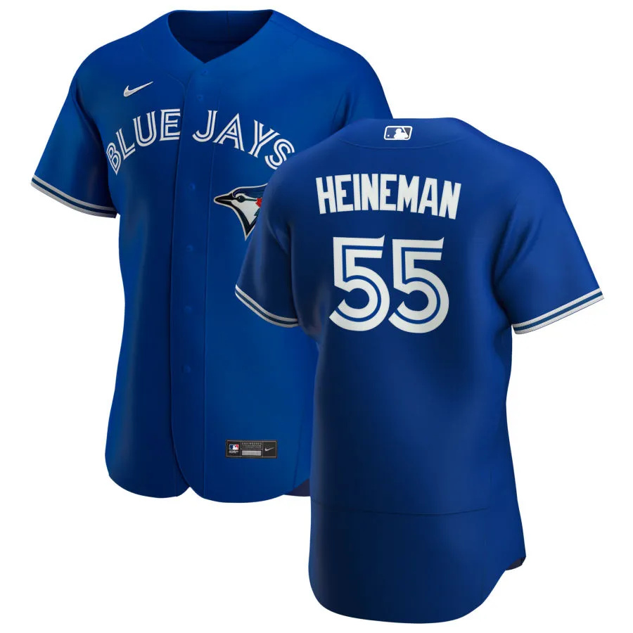  Mens Toronto Blue Jays #55 Tyler Heineman Nike Royal Alternate Limited Player Jersey 