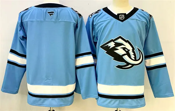  Mens Utah Mammoth Blank Fanatics 2025 Blue Alternate Team Jersey 