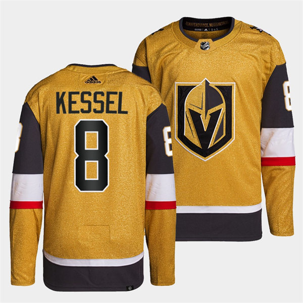  Mens Vegas Golden Knights #8  Phil Kessel Gold Alternate Authentic Primegreen Jersey 