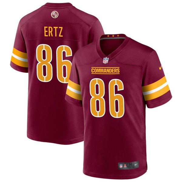  Mens Washington Commanders #86 Zach Ertz Nike Burgundy Team Color Vapor Limited Jersey 