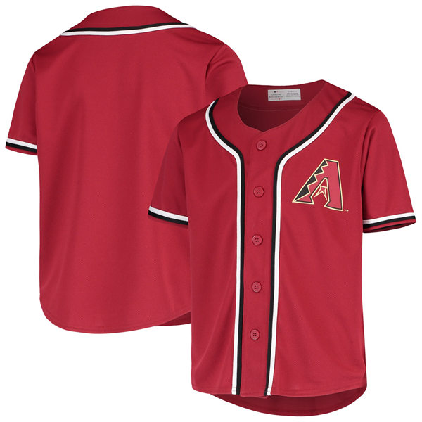  Mens Youth Arizona Diamondbacks Custom Nike Crimson Limited Jersey 