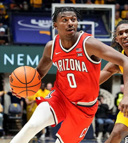  Mens Youth Arizona Wildcats #0 Jaden Bradley Red College Basketball Game Jersey 