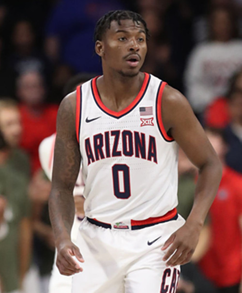  Mens Youth Arizona Wildcats #0 Jaden Bradley White College Basketball Game Jersey 