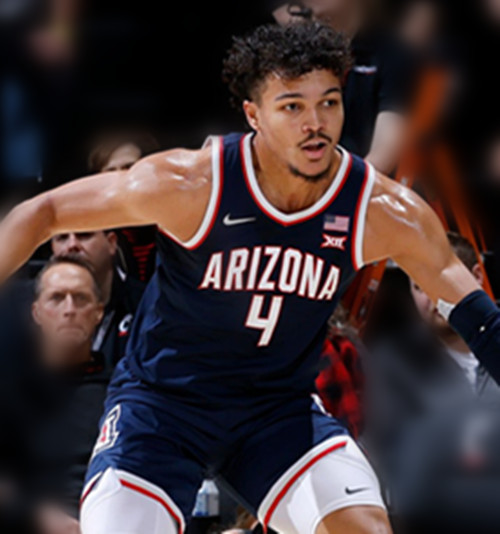  Mens Youth Arizona Wildcats #4 Trey Townsend Navy College Basketball Game Jersey 