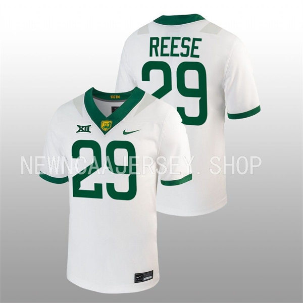  Mens Youth Baylor Bears #29 Richard Reese White Nike College Football Game Jersey 