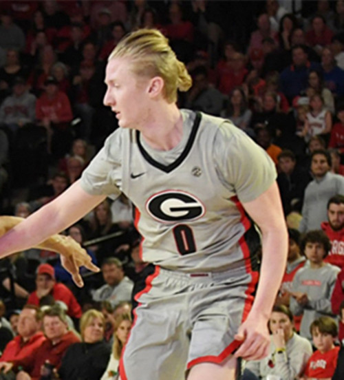  Mens Youth Georgia Bulldogs #0 Blue Cain Gray College Basketball Game Jersey 