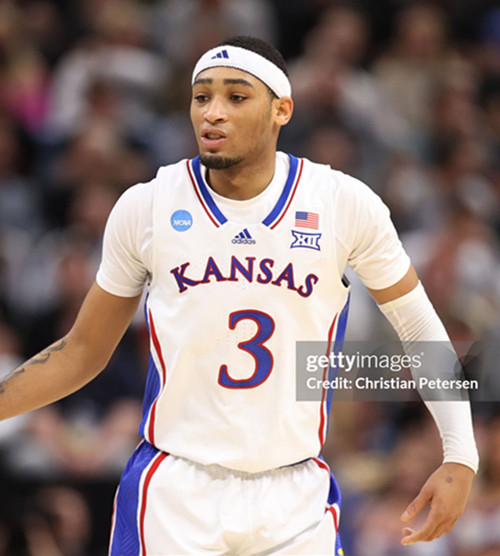  Mens Youth Kansas Jayhawks #3 Dajuan Harris Jr. 2024 White College Football Game Jersey 