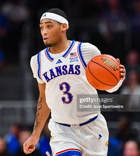  Mens Youth Kansas Jayhawks #3 Dajuan Harris Jr. 2025 White College Football Game Jersey 