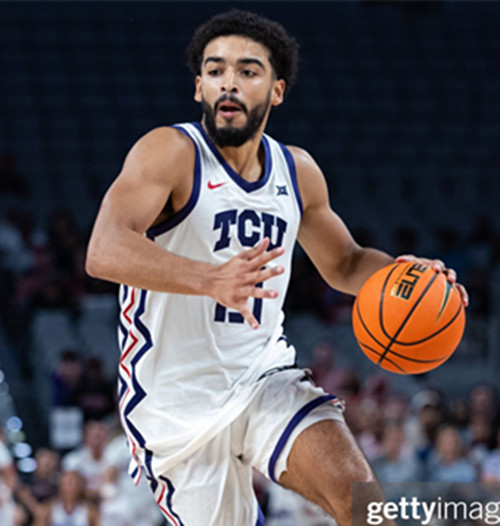  Mens Youth TCU Horned Frogs #21 Noah Reynolds White TCU College Basketball Game Jersey 