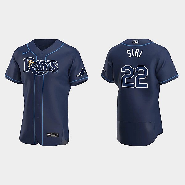  Mens Youth Tampa Bay Rays #22 Jose Siri Nike Navy Alternate FlexBase Jersey 