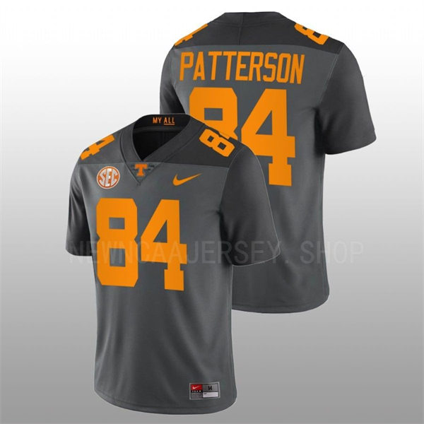  Mens Youth Tennessee Volunteers #84 Cordarrelle Patterson Nike Smokey Grey Alternate College Football Game Jersey 