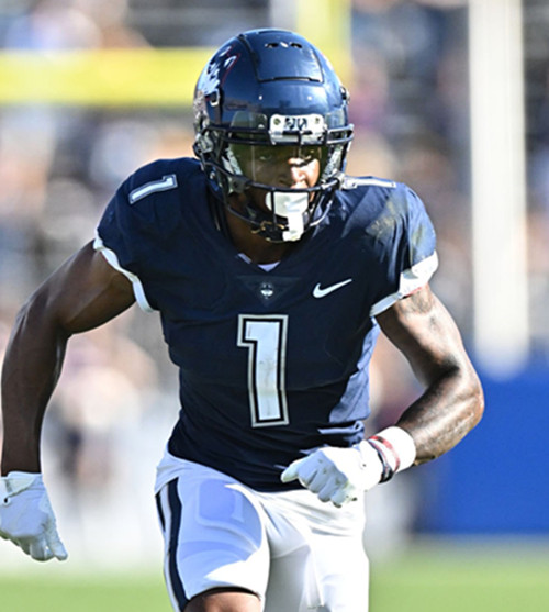  Mens Youth Uconn Huskies #1 Skyler Bell 2025 Navy College Football Game Jersey 