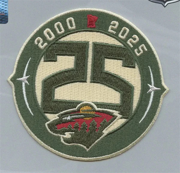  Minnesota Wild 2025-26 25th Anniversary Season Jersey Patch  