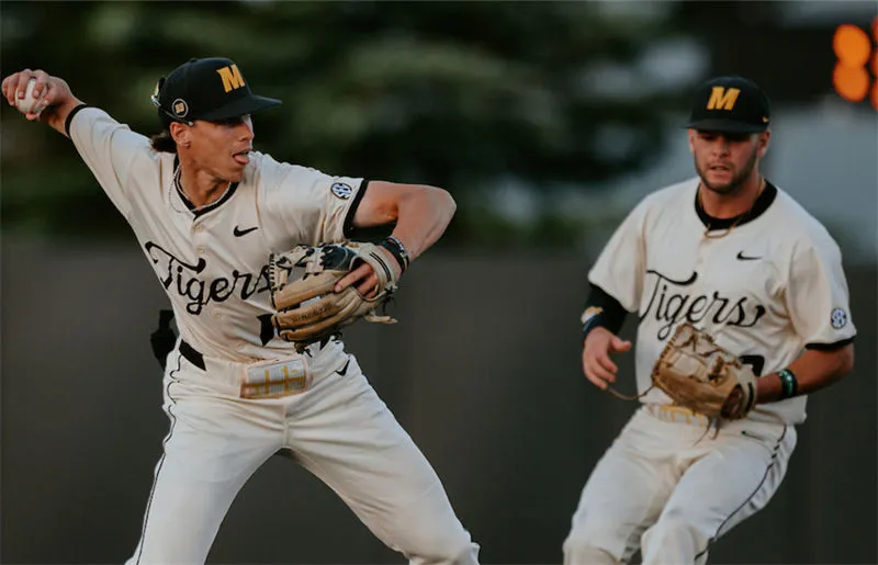  Missouri Tigers Custom 2025 Cream Natural Baseball Game Jersey 