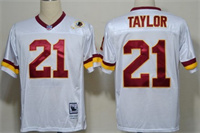  Mitchell&Ness Washington Redskins #21 Sean Taylor White Throwback Jersey 