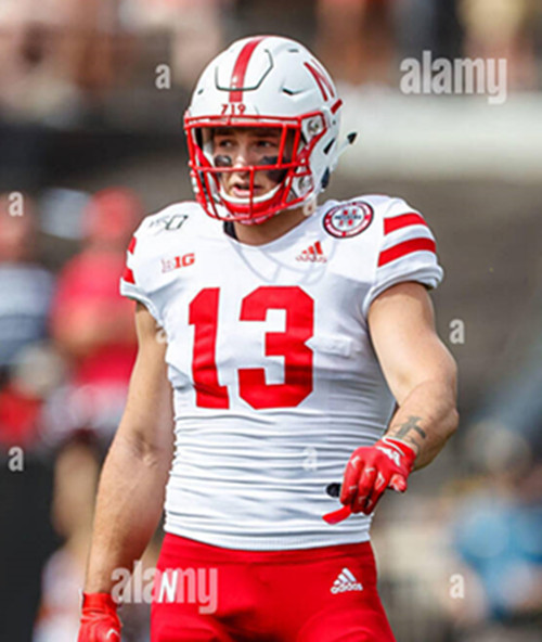  Nebraska Cornhuskers #13 Nyziah Hunter White College Football Game Jersey 