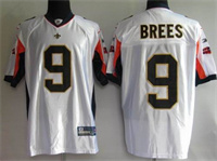  New Orleans Saints #9 Drew Brees Super Bowl White Jersey 
