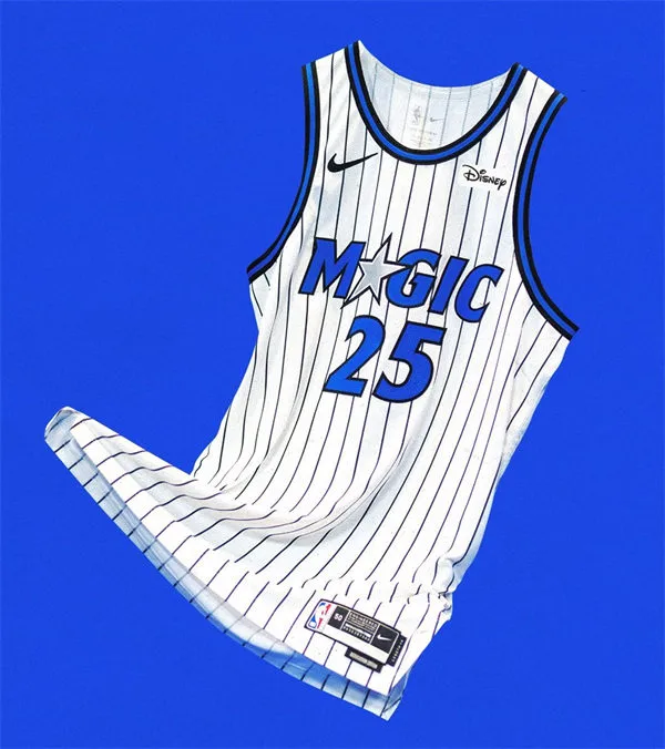  Orlando Magic Custom Nike 2025-26 White Association Edition Jersey 