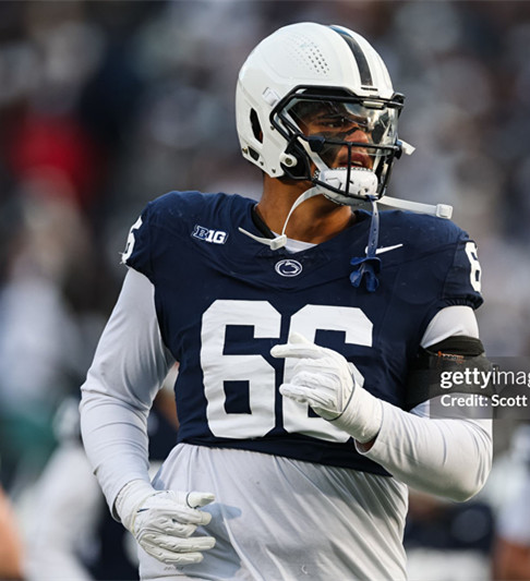 Penn State Nittany Lions #66 Drew Shelton Navy College Football Game Jersey 