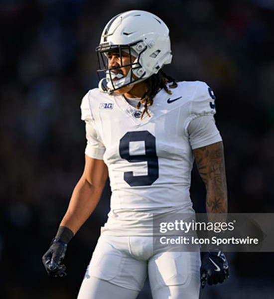  Penn State Nittany Lions #9 Elliot Washington II White College Football Game Jersey 