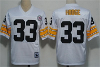 Pittsburgh Steelers #33 Hodge White Throwback Jersey 