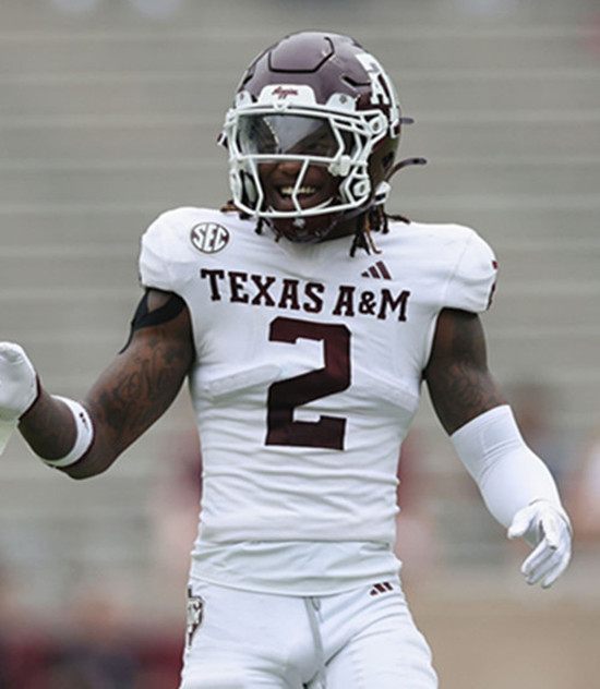  Texas A&M Aggies #2 Dezz Ricks White College Football Game Jersey 