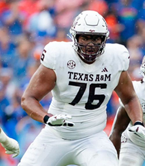  Texas A&M Aggies #76 Reuben Fatheree II White College Football Game Jersey 