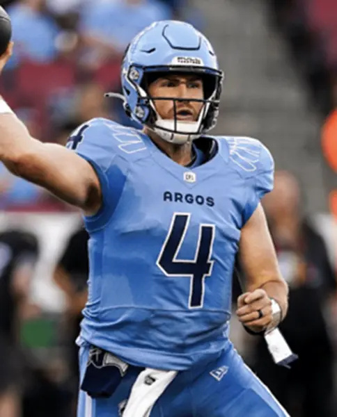  Toronto Argonauts #4 Nick Arbuckle Blue Home Jersey 