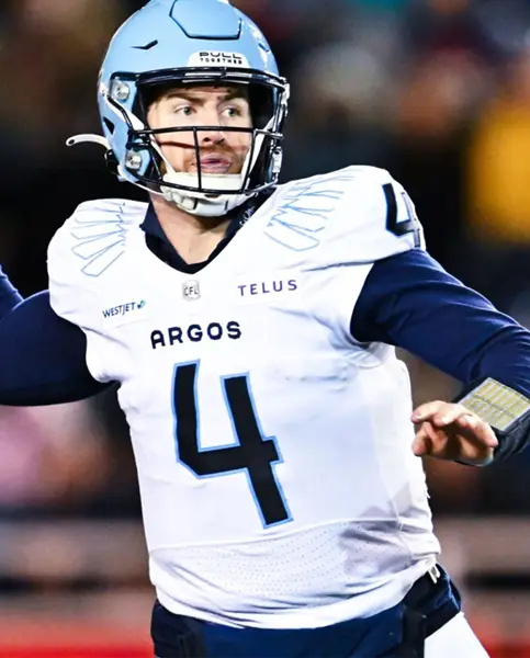  Toronto Argonauts #4 Nick Arbuckle White Away Jersey 