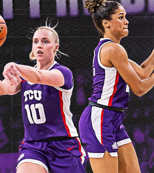  Unisex TCU Horned Frogs #10 Hailey Van Lith 2025 Purple women's basketball Jersey 