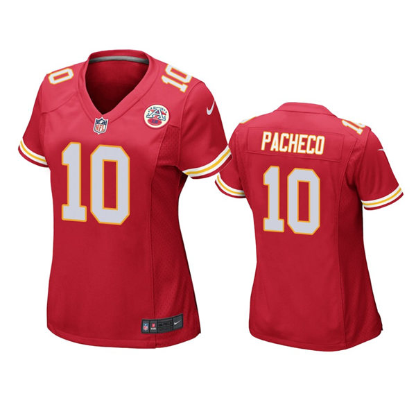 Womens Kansas City Chiefs #10 Isiah Pacheco Nike Red Limited Jersey 