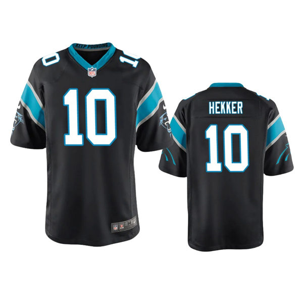  Youth Carolina Panthers #10 Johnny Hekker  Nike Black Limited Jersey 