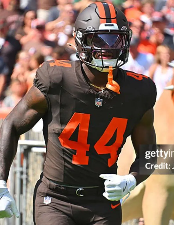  Youth Cleveland Browns #44 Harold Fannin Jr. Nike Brown Alternate Limited Jersey 