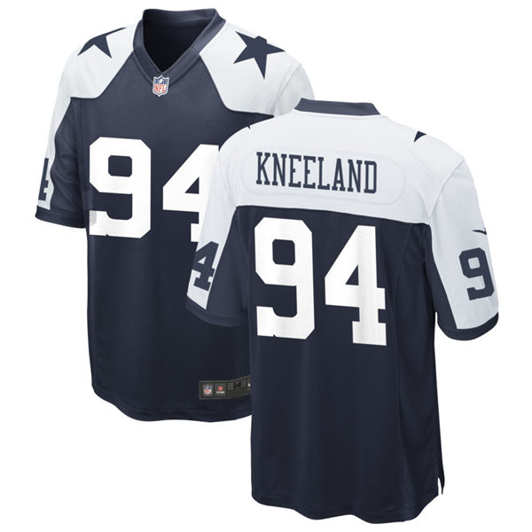  Youth Dallas Cowboys #94 Marshawn Kneeland Navy Alternate Limited Jersey 