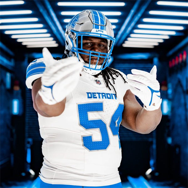  Youth Detroit Lions #54 Alim McNeill Nike 2024 White Limited Jersey 