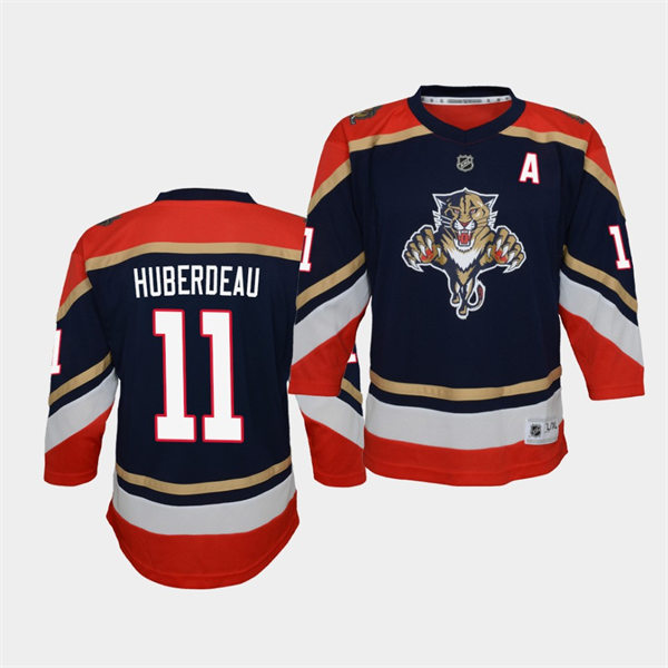  Youth Florida Panthers #11 Jonathan Huberdeau adidas Navy 3RD Jersey 