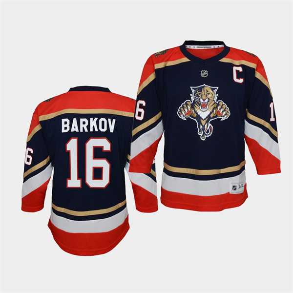  Youth Florida Panthers #16 Aleksander Barkov adidas Navy 3RD Jersey 