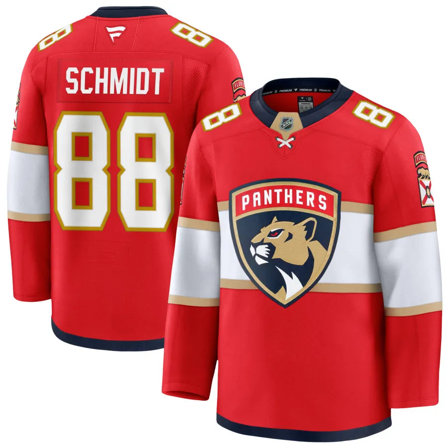  Youth Florida Panthers #88 Nate Schmidt Fanatics Red Home  Jersey 