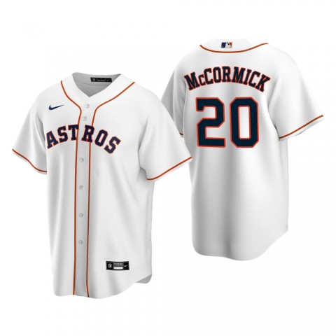  Youth Houston Astros #20 Chas McCormick Nike White Home Jersey 