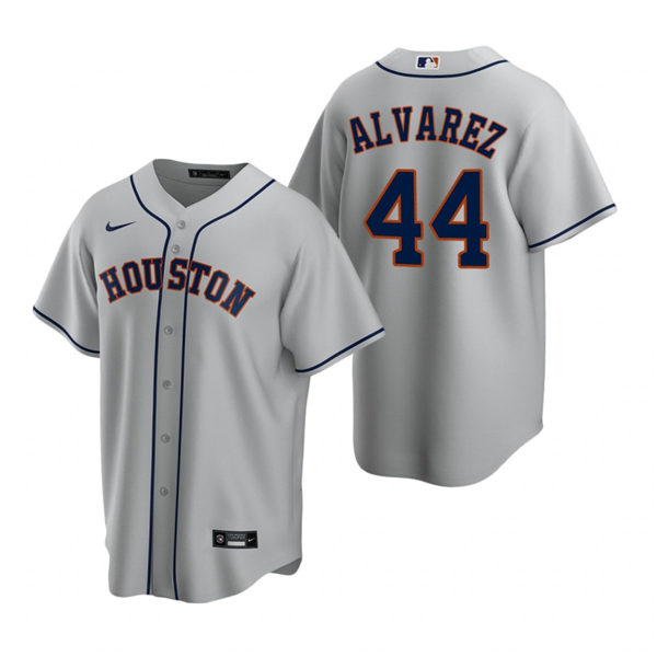  Youth Houston Astros #44 Yordan Alvarez Nike Gray Road Jersey 