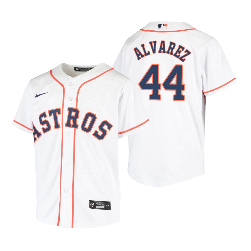  Youth Houston Astros #44 Yordan Alvarez Nike White Home Jersey 