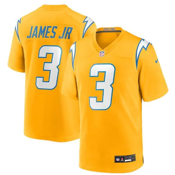 Youth Los Angeles Chargers #3 Derwin James  Jr. Nike Gold Alternate Charger Power Vapor F.U.S.E. Limited Jersey 