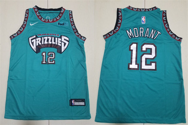  Youth Memphis Grizzlies #12 Ja Morant Green Classic Edition Swingman Jersey 