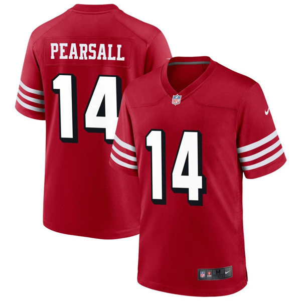  Youth San Francisco 49ers #14 Ricky Pearsall Nike Scarlet Alternate Limited Jersey 