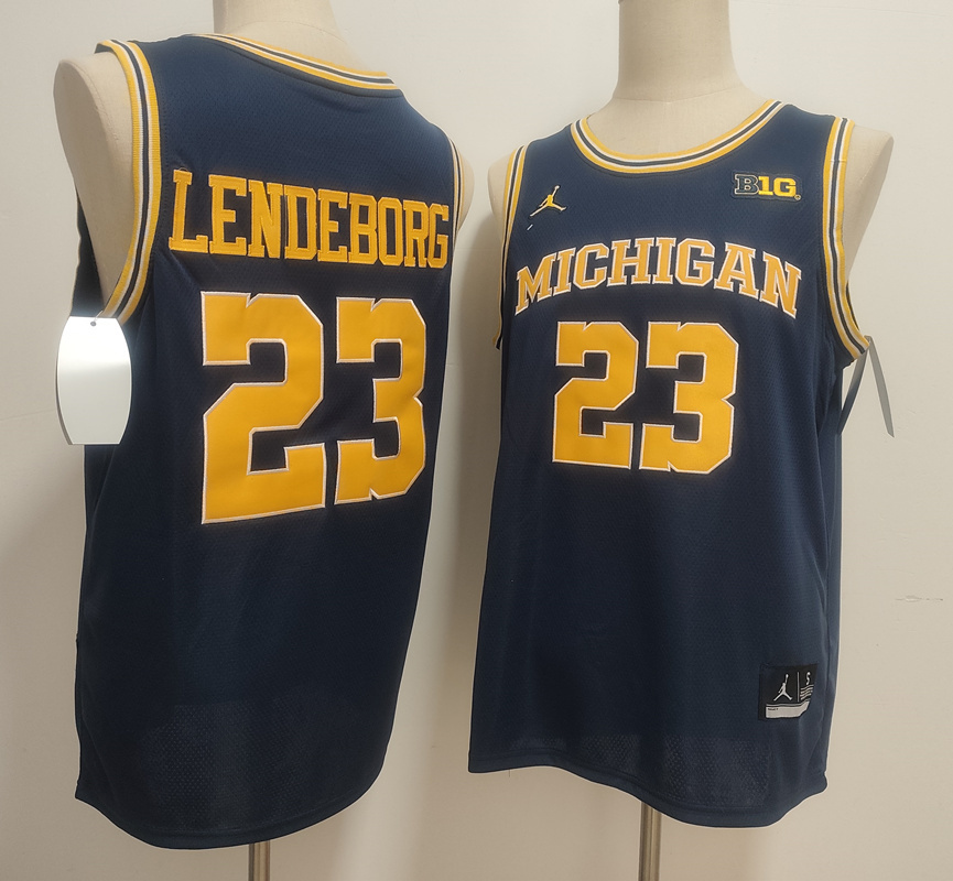 狼獾篮球 Michigan Wolverines #23 Yaxel Lendeborg