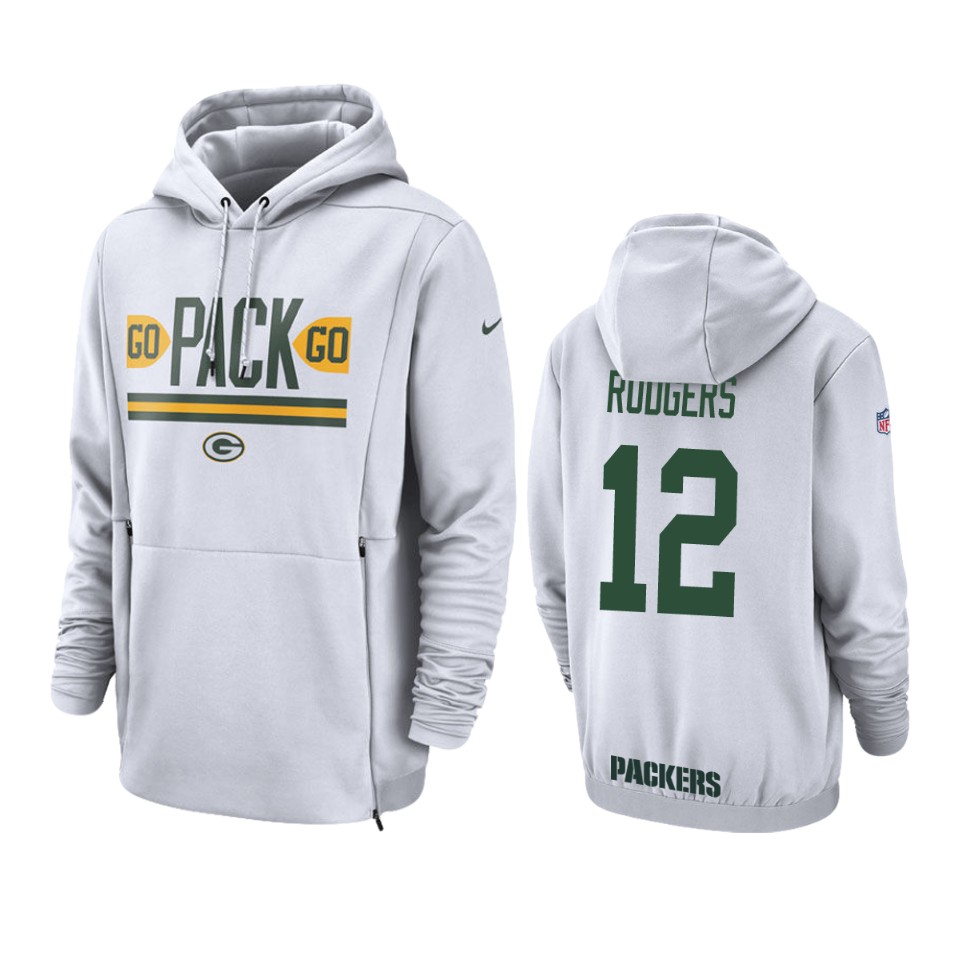 12 aaron rodgers sideline lockup hoodie