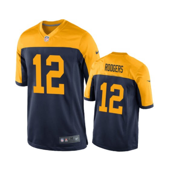 12 navy aaron rodgers jersey
