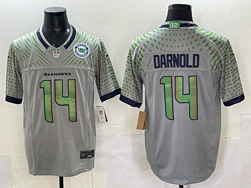 14 Darnold with 1976 patch