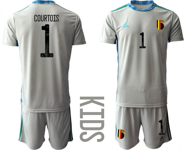 Kids Belgium Short Soccer Jerseys 017