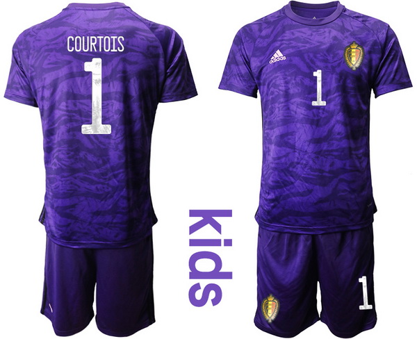 Kids Belgium Short Soccer Jerseys 028
